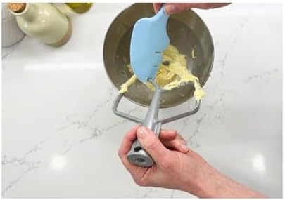 Silicone Spatula ONE Mixer Beater Scraper and Spatula, Cherry Red