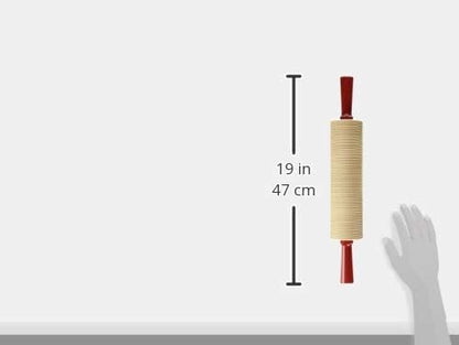 Bethany Housewares Wood Rolling Pin Corrugated Bulk