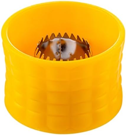 Premium Corn and Vegetable stripper and peeler with 8 Stainless Steel blades for Smooth, Safe, and Quick Corn Cutting, Easily Removes kernels from corn cob