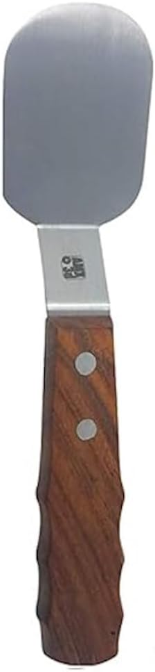 Professional Cake Decorating Tools - Large Stainless Steel 8" Icing Spatula - Offset Baking Icing Spatula with Wood Handle (8 inch)