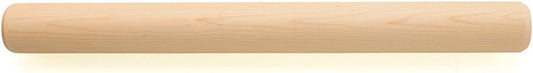 Fletchers' Mill Bakery Rolling Pin, Maple - 18.5 Inch, Professional Rolling Pin for Baking, Pasta, Pie, Cookie Dough, MADE IN U.S.A.