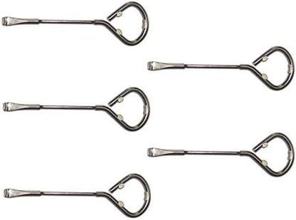 5 Pack Paint Can Opener, Bottle Opener, Metal Paint Can Opening Tool, 5 Pack Steel Paint Can Tool