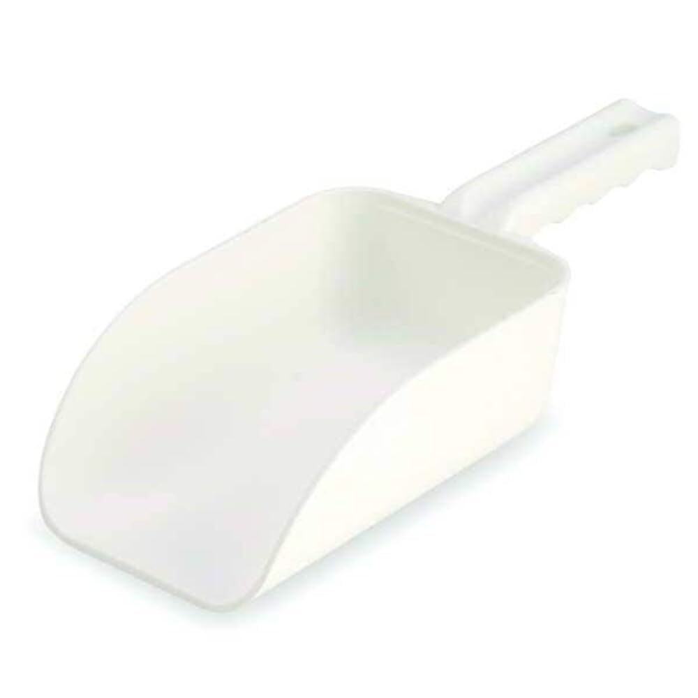 Remco 6400X Color-Coded Plastic Hand Scoop - BPA-Free, Food-Safe Scooper, Commercial Grade Utensils, Restaurant and Food Service Supplies, Large 32 Ounce Size, White
