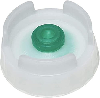 FIFO Squeeze Bottle Refillable 16 oz | Green Tip Small Valve Dispenser for Thin Condiments, Sauces, Batter and Dressing | Self Sealing No Drip No Hassle | (12 Pack)