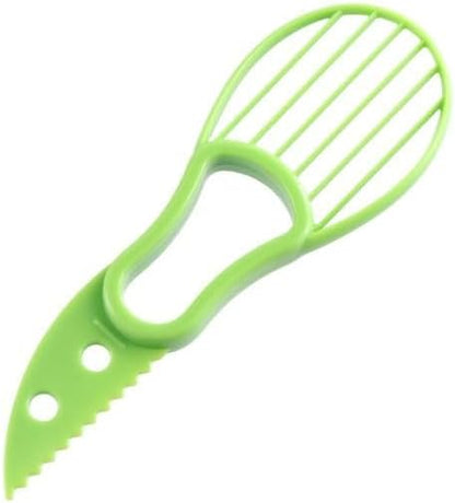 Kopida 3-in-1 Avocado Slicer, Avocado Peeler Tool Multi Function Avocado Slicer - Green Avocado Cutter and Scooper for Fruits & Vegetable, Peel Avocado, Avocado Separator Shredder Fruit Core Remover