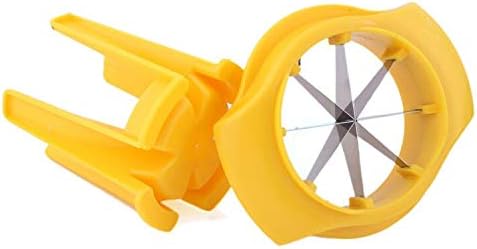 JQS 1PC Lemon & Lime Wedge Slicer Cutter to Garnish Food Lemon Splitter Fruit Slicer Apple Separator Orange Cutter Enjoy Slices of Lemon and Lime Wedges in Seconds Random Color