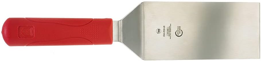 Mercer Culinary Millennia Bench Scraper, 5 7/8 Inch X 3 1/2 Inch Blade, Black Handle