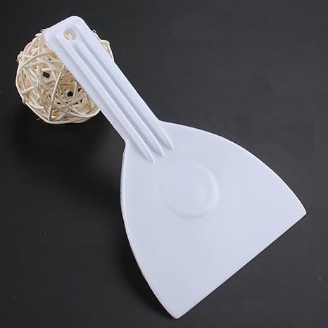 Plastic Dough Scraper Cutters, 2 Pcs, White, Bread Chopper Separator, Flour Scraper, Cake Smoother, Kitchen Cutting Tool with Handle