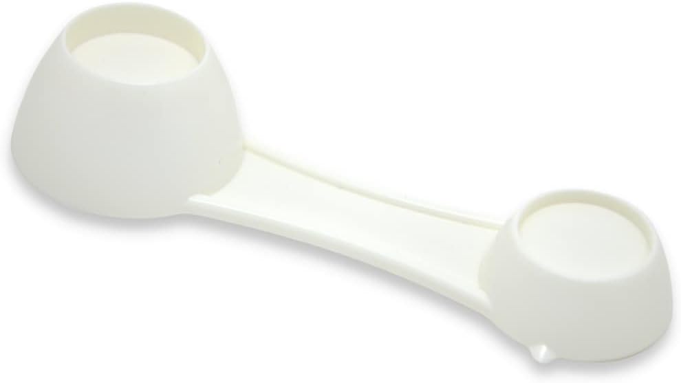 Wyked Yummy All in One Measuring Spoon for Dry & Liquid Ingredients for Preparing, Baking, Cooking - 4-in-One Kitchen Utensil has 1 Tablespoon, 1 Teaspoon, ½ Teaspoon, ¼ Teaspoon