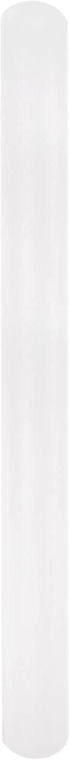 HARFINGTON 13 Inch x 0.98 Inch PP Plastic Non-Stick Fondant Rolling Pin - Dough Roller for Cookie, Pastry, Pizza, Clay - Kitchen Decorating Tools