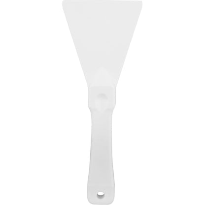 SPARTA Polypropylene Scraper Tool Food Safe Scraper for Removing Caked-On Residue in Commercial Kitchens, Plastic, 7.82 x 3 Inches, White