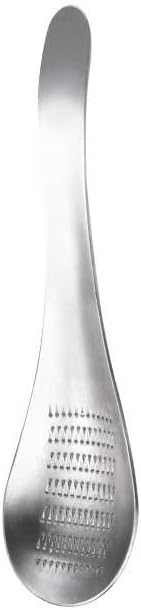 Spoon Shape Stainless Steel Garlic Ginger Fruits Root Vegetable Grater Grinder Spoon for Kitchen