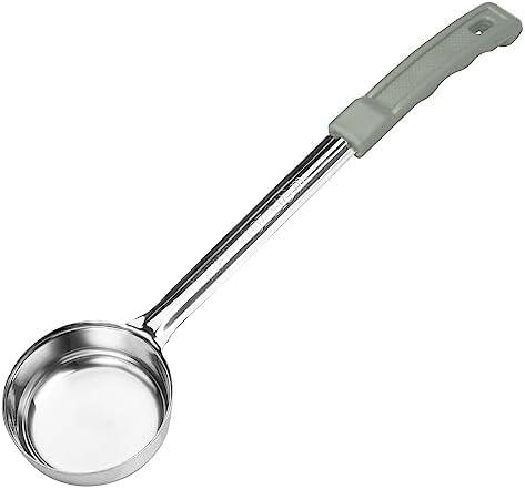 Winco Solid Food Portioner, 1-Ounce, Medium, Stainless Steel, Yellow
