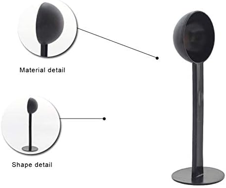 2 In 1 Measurement Coffee Bean Spoon Tamping Coffee Measuring Spoon Espresso Machine Powder Spoon Coffee Kitchen Tool, Black, 001, 15.5x5x5cm