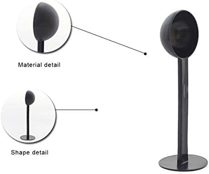 2 In 1 Measurement Coffee Bean Spoon Tamping Coffee Measuring Spoon Espresso Machine Powder Spoon Coffee Kitchen Tool, Black, 001, 15.5x5x5cm