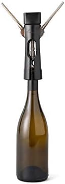 Rabbit Wing Corkscrew, Non-Stick Spiral, Black