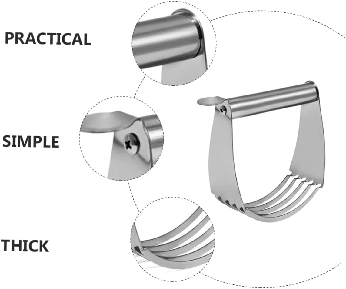 Stainless Steel Dough Cutter Handle for Baking Flour Mixing