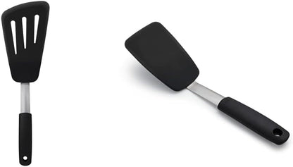 OXO Good Grips Small Silicone Flexible Turner Black