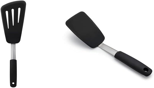 OXO Good Grips Small Silicone Flexible Turner Black