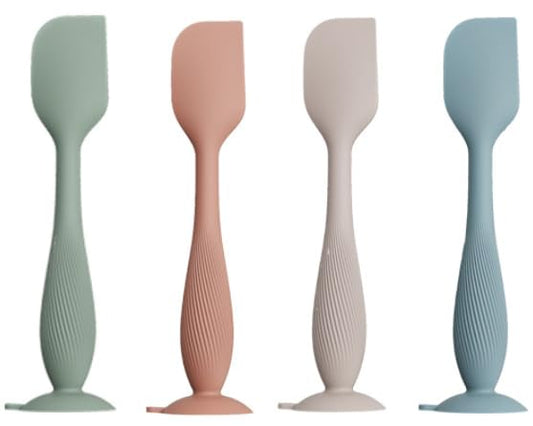 4-Pack Diaper Cream Spatula with Travel Case, Soft Baby Butt Spatula – Silicone Butt Paste Spatula, Convenient Diaper Spatula, Ideal Baby Shower Gift