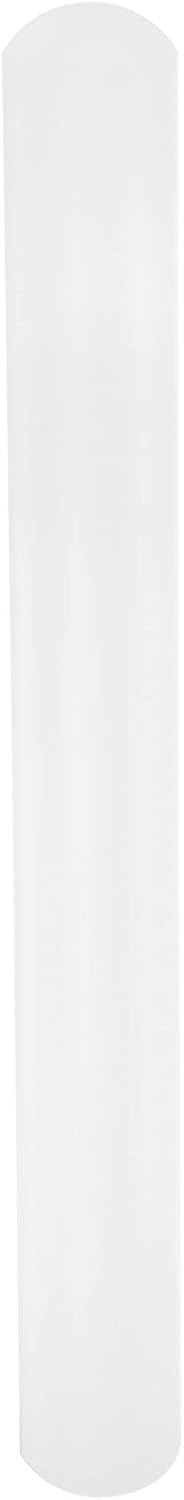 HARFINGTON 13 Inch x 0.98 Inch PP Plastic Non-Stick Fondant Rolling Pin - Dough Roller for Cookie, Pastry, Pizza, Clay - Kitchen Decorating Tools