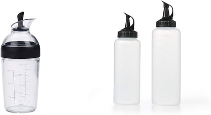 OXO Good Grips Little Salad Dressing Shaker + Chef's Squeeze Bottle Set