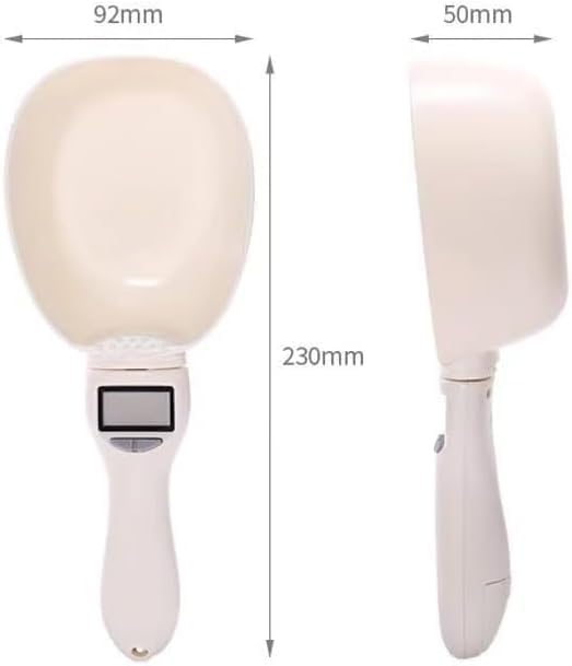 Electronic Measuring Spoon with Conversion, Digital Measuring Spoons, Adjustable Digital Kitchen Spoon Scale, 800g / 0.1g High Precision with Lcd Screen for Kitchen and Dog Cat Food (1 Pcs)