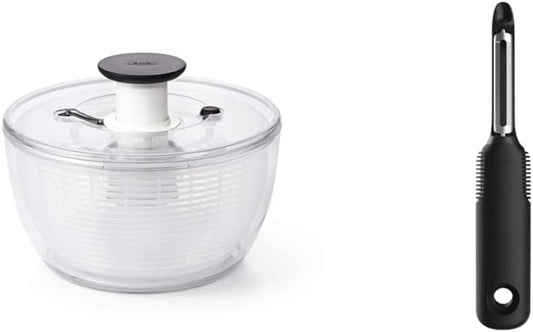 OXO Good Grips Large Salad Spinner + Swivel Peeler Bundle