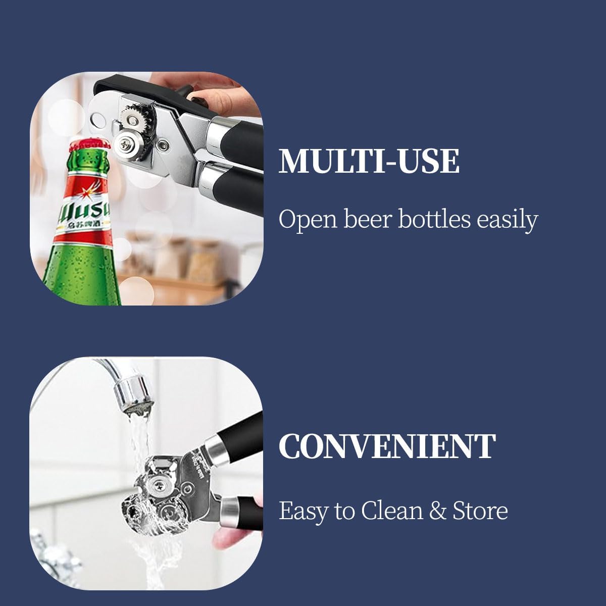 Can Opener Manual Heavy Duty, Hand Held Can Openers Manual Can Open