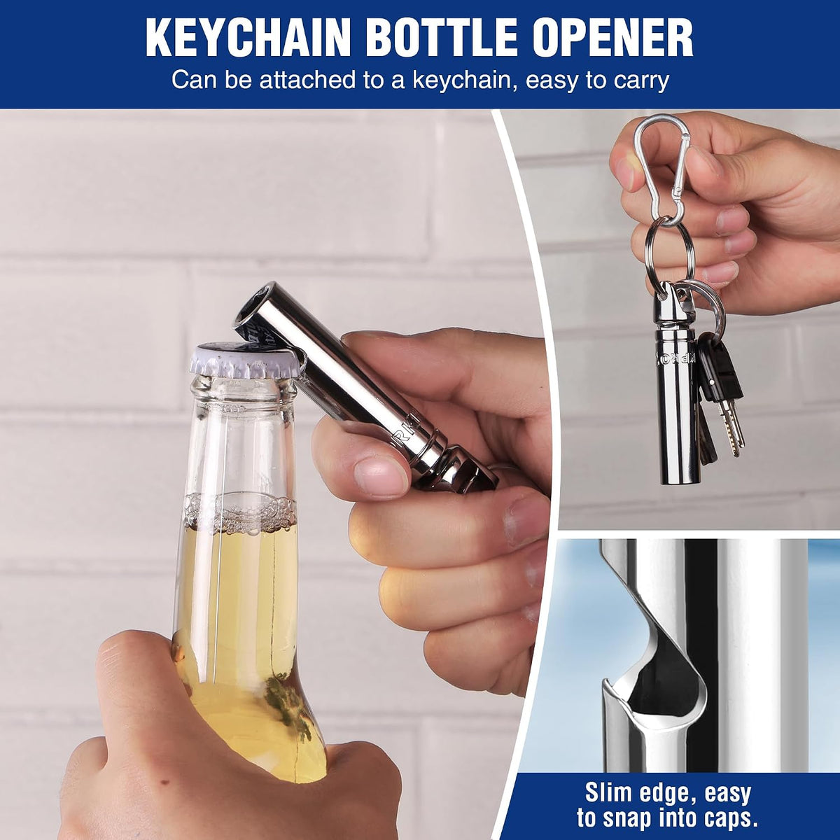 Socket Bottle Opener, 3/8 Inch Drive x 14 mm Socket, Gift for Men