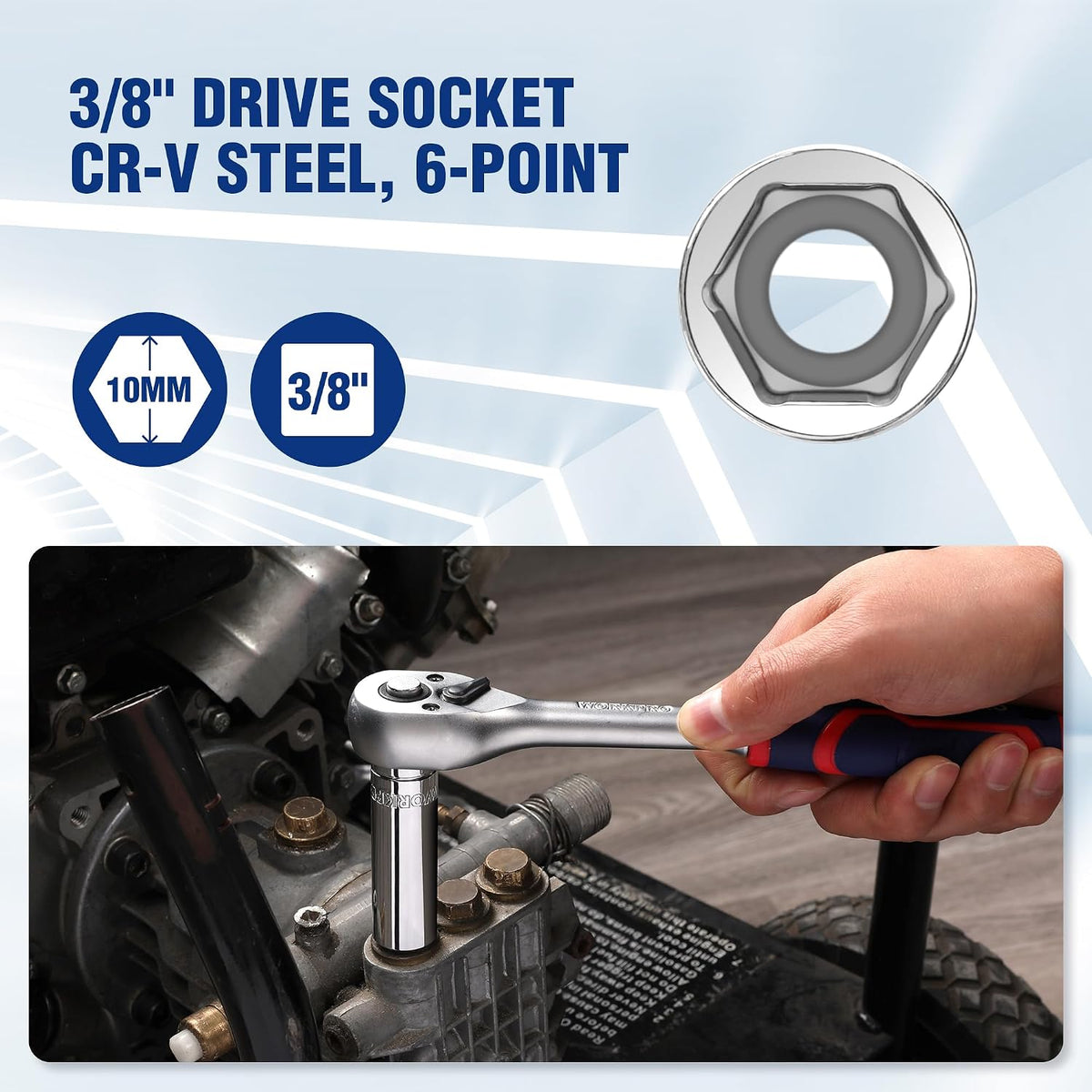 Socket Bottle Opener, 3/8 Inch Drive x 14 mm Socket, Gift for Men