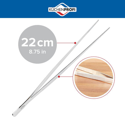 Küchenprofi 12-Inch Tweezer Tongs in 18/10 Stainless Steel