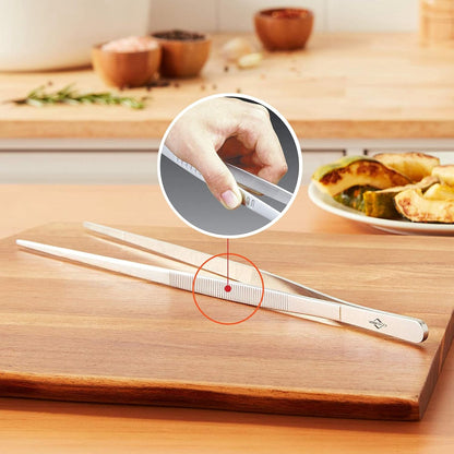Küchenprofi 12-Inch Tweezer Tongs in 18/10 Stainless Steel