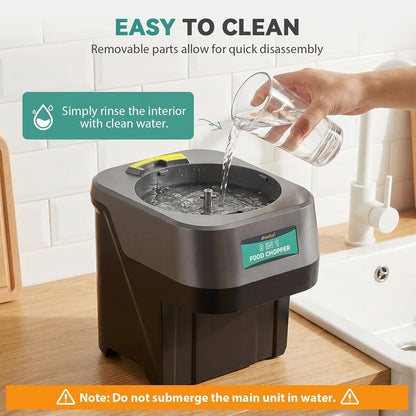 3 in 1 Electric Vegetable Chopper, Commercial Dicer Slicer Shredder