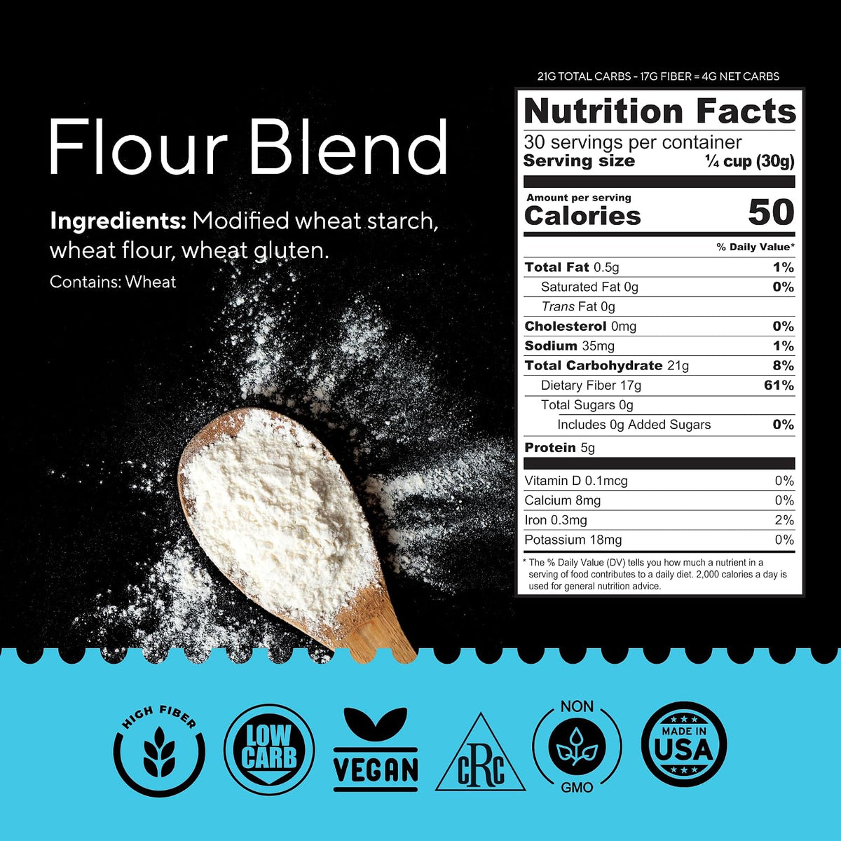 Low Net Carb Flour Blend - 32 Ounce (pack of 1)