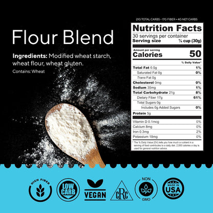 Low Net Carb Flour Blend - 32 Ounce (pack of 1)