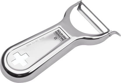 "Swiss Metallic" Julienne Cross Peeler, Silver