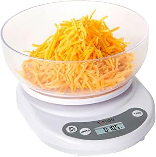 Digital Kitchen Scale with Bowl