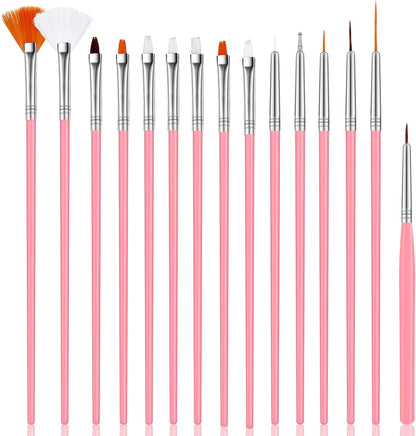 30 Pcs 30 Pcs Cake Decorating Brushes Cookie Painting Set, Pink
