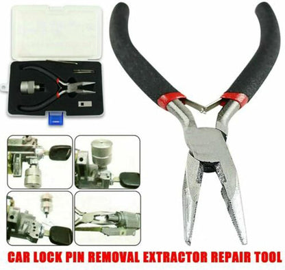 [Upgraded] 10PCS Car Ignition Lock Pin Removal Extractor Compatible for Honda/Acura Ignition Roll Pin Removal Kit Broken Key Extractor Needle Peg Puller Repair Tool Kit