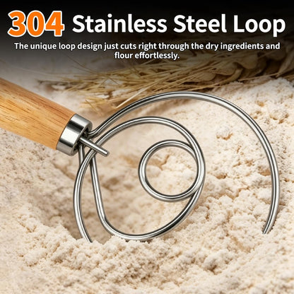 Stainless Steel Whisk Set, 3 Packs Balloon Whisk for Cooking, Whisking, Blending (8",10",12")