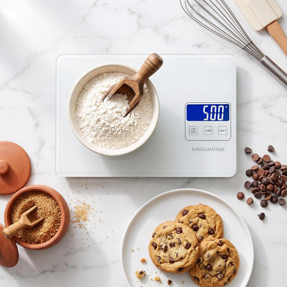 Digital Kitchen Food Scale, 33lb, USB Rechargeable