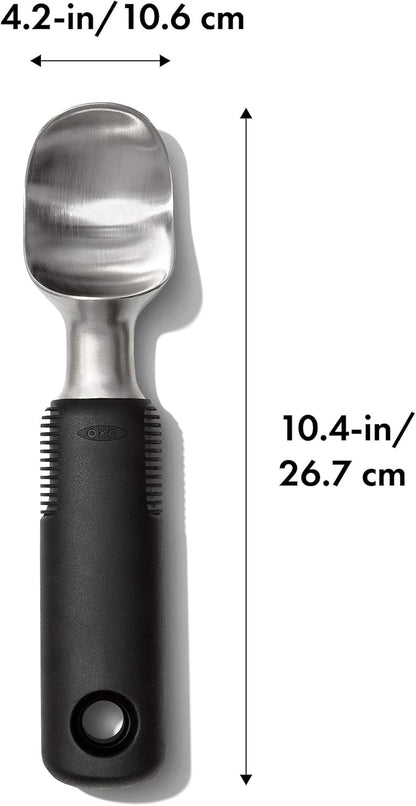 Good Grips Solid Stainless Steel Ice Cream Scoop