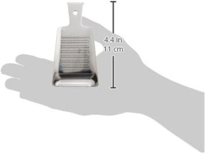 Mini Zesters & Graters HAGOITA RACKET - Versatile Kitchen Tool for Wasabi, Citrus, Ginger, Chocolate, Cheese, & More Premium Quality for Culinary Perfection, Stainless Steel