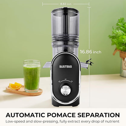 Juicer Machines with 5.3" Extra Wide Chute, Whole Fruits Vegetables