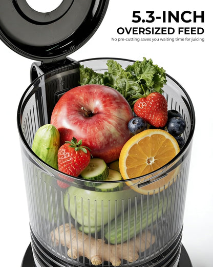 Juicer Machines with 5.3" Extra Wide Chute, Whole Fruits Vegetables