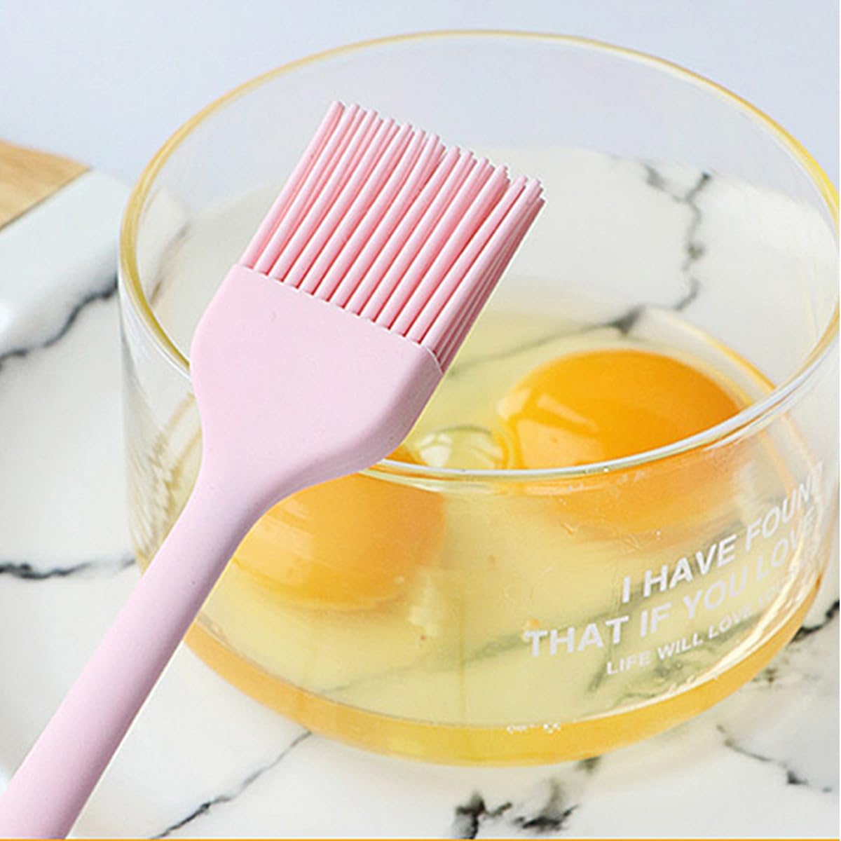 Pastry-Brush Basting-Brush for Cooking-Brush Silicone-Brush-Cooking Silicone-Basting-Brushs - Food-Brushs Large & Small (Set of2)