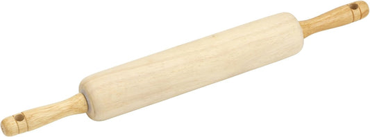 Classic Wooden Rolling Pin with Easy Roll Bearings