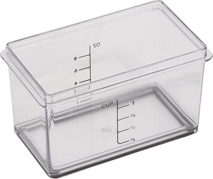 Touch 4-sided Box Grater, Stainless Steel Blades with Collection Cup Included