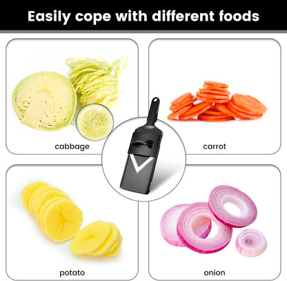 Cabbage Slicer Smart Ultra-Thin Julienne - 0.04 inch Professional Thin Sauerkraut Coleslaw Cutter Multifunctional Handheld Potato Cucumber Slicer Food Fruit Slicing Shredder